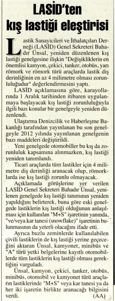 BASKENT GAZETESI - LASID TEN KIS LASTIGI ELESTRISI 19 11 2014
